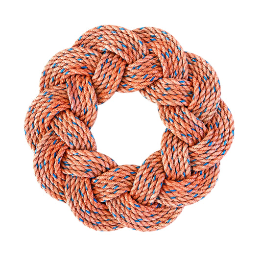 Mariner Wreath in Salmon