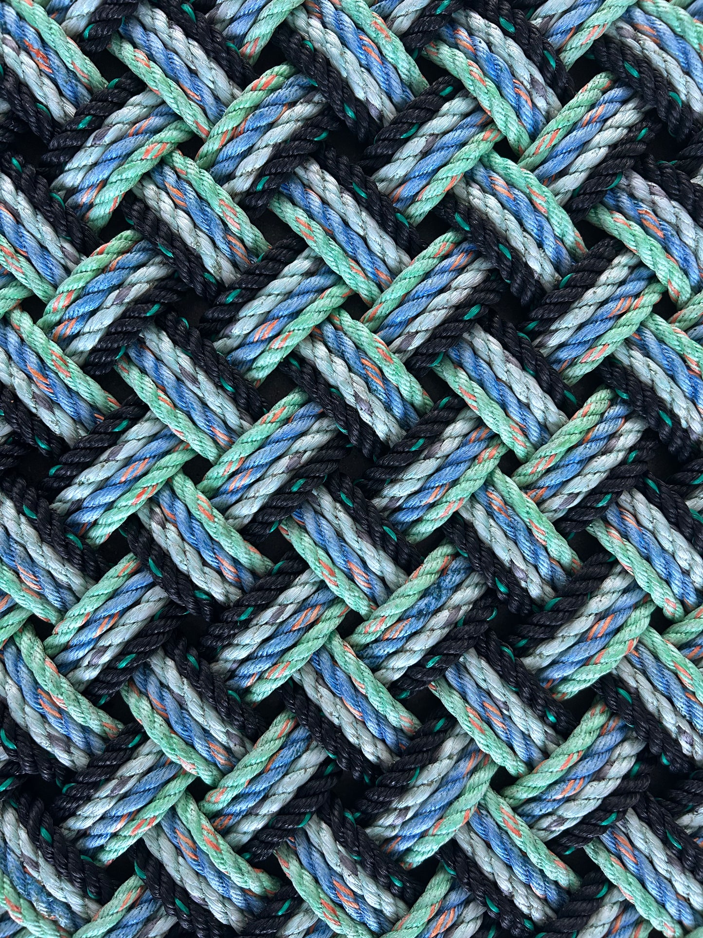 Reclaimed Lobster Rope Doormat