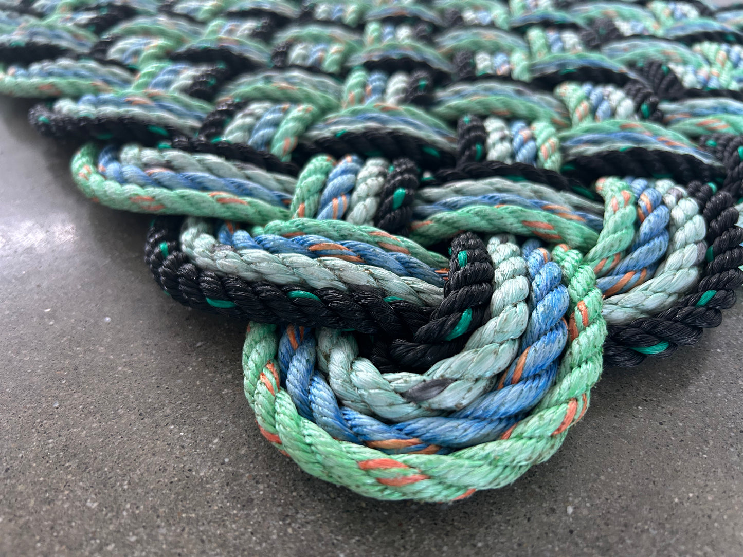 Reclaimed Lobster Rope Doormat