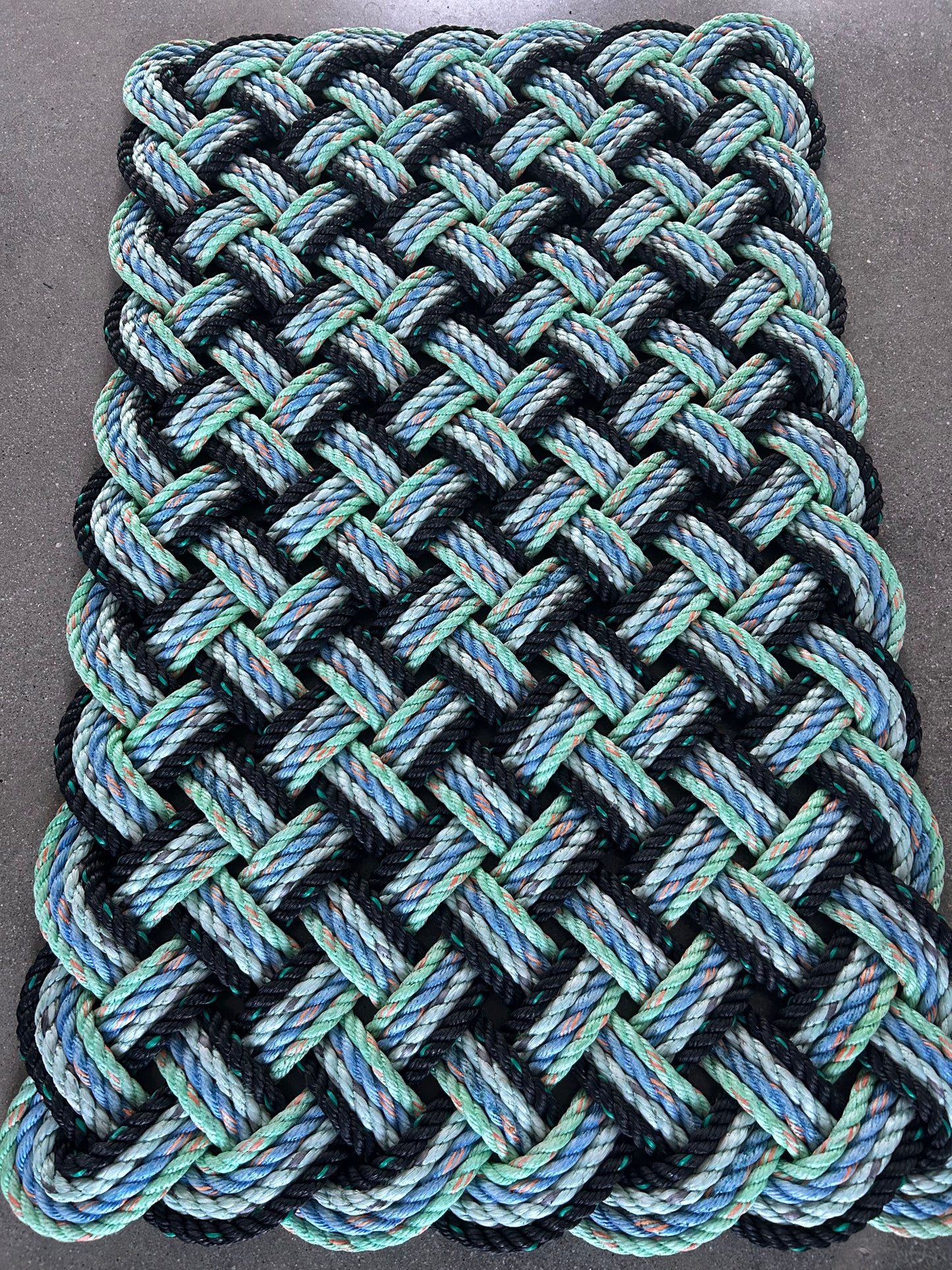 Reclaimed Lobster Rope Doormat