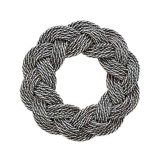 Mariner Wreath in Salt and Pepper