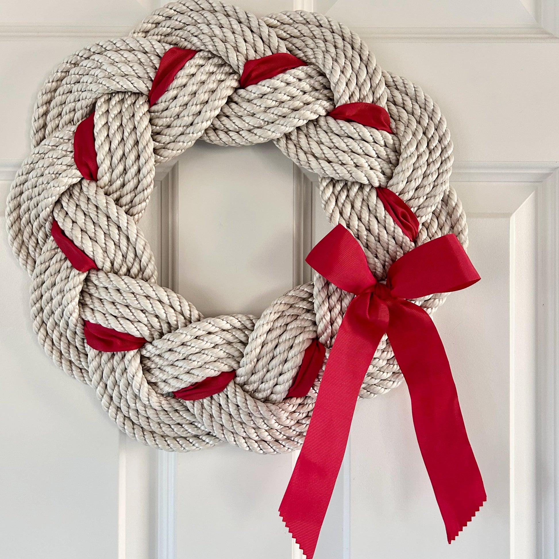 ADD a Ribbon and Bow. Customize your wreath order by adding this listing and color selection, and we will weave it into your wreath.