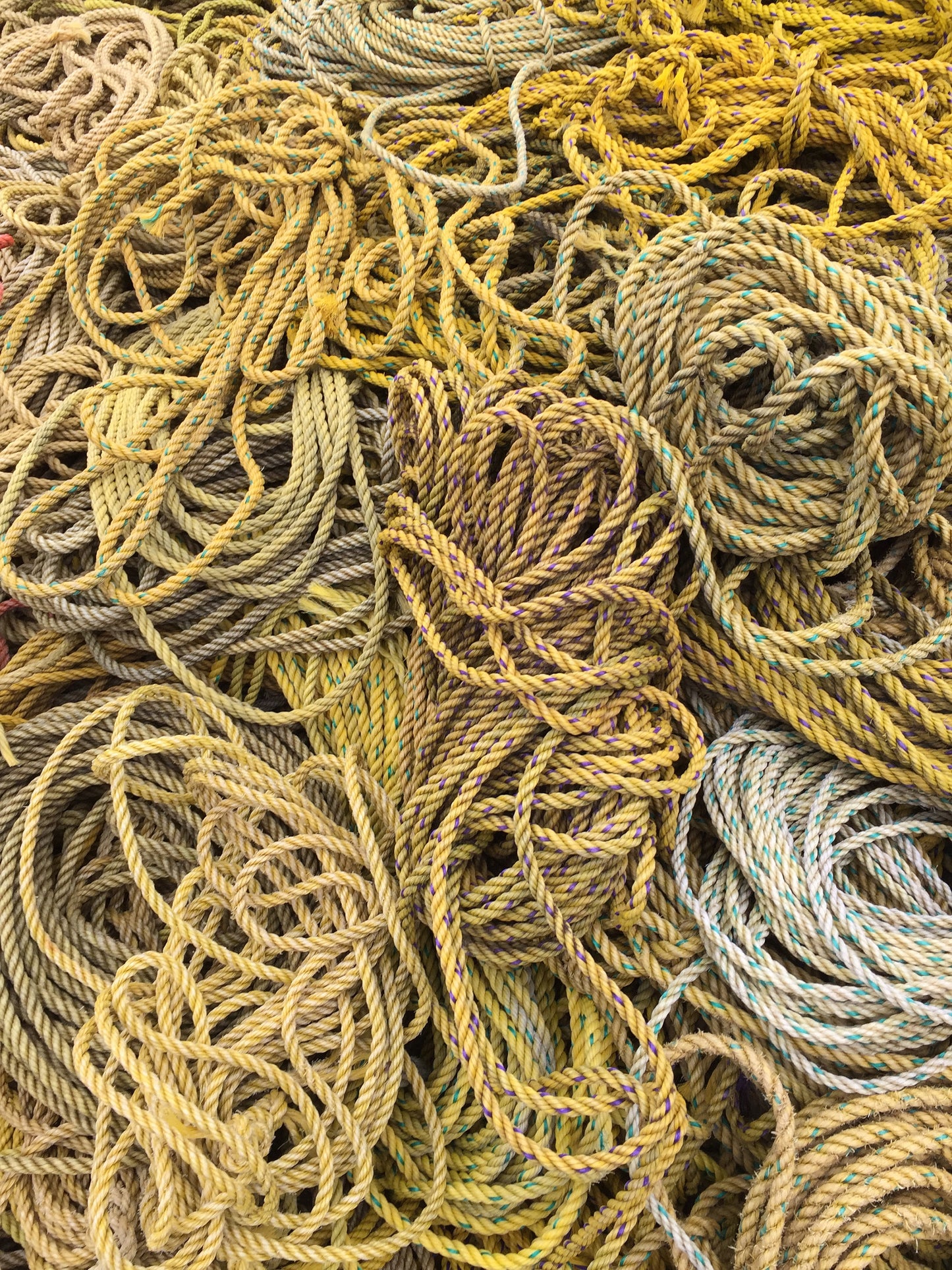 Yellow Slickah Rope Mat