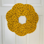 Sunshine Wreath, Nautical Spring decoration, Easter wreath, Upcycled  Fall door decor, Woven by WharfWarp in Freeport, Maine
