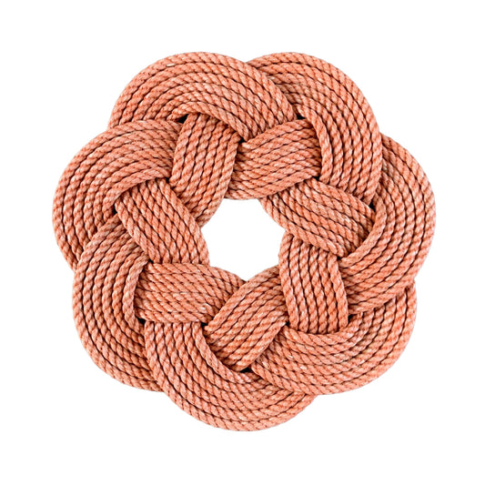 Creamsicle Rope Wreath