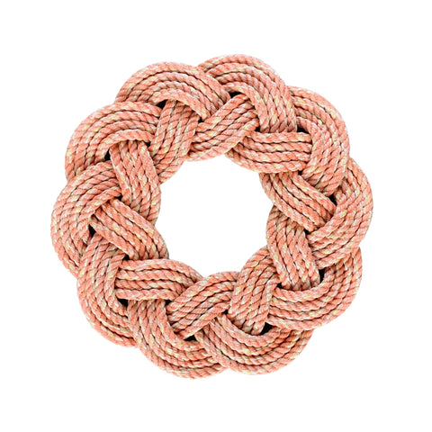 Mariner Wreath in Light Coral