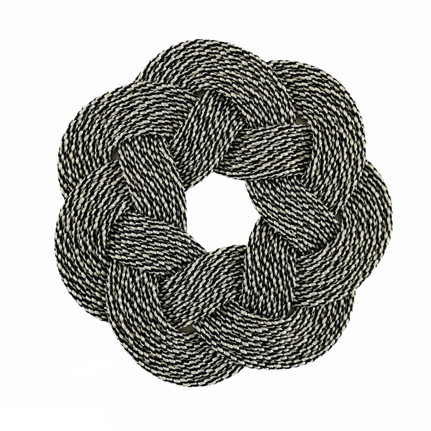 Salt and Pepper Wreath 13"