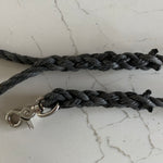 6' Black Lobster Rope Dog Leash