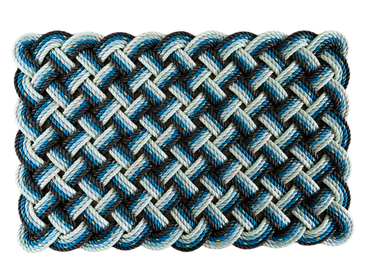 Blue Propeller Rope Mat - Regular